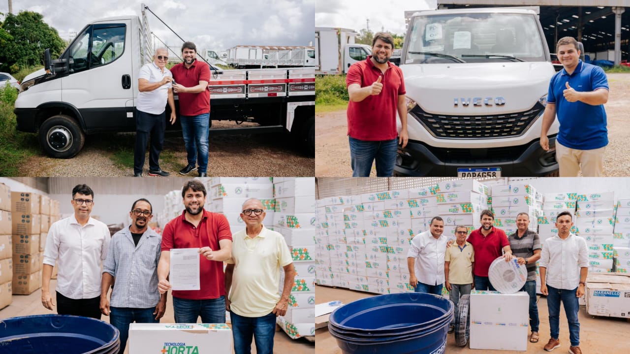 Pedro Lucas realiza entregas em benefício da agricultura familiar do Maranhão