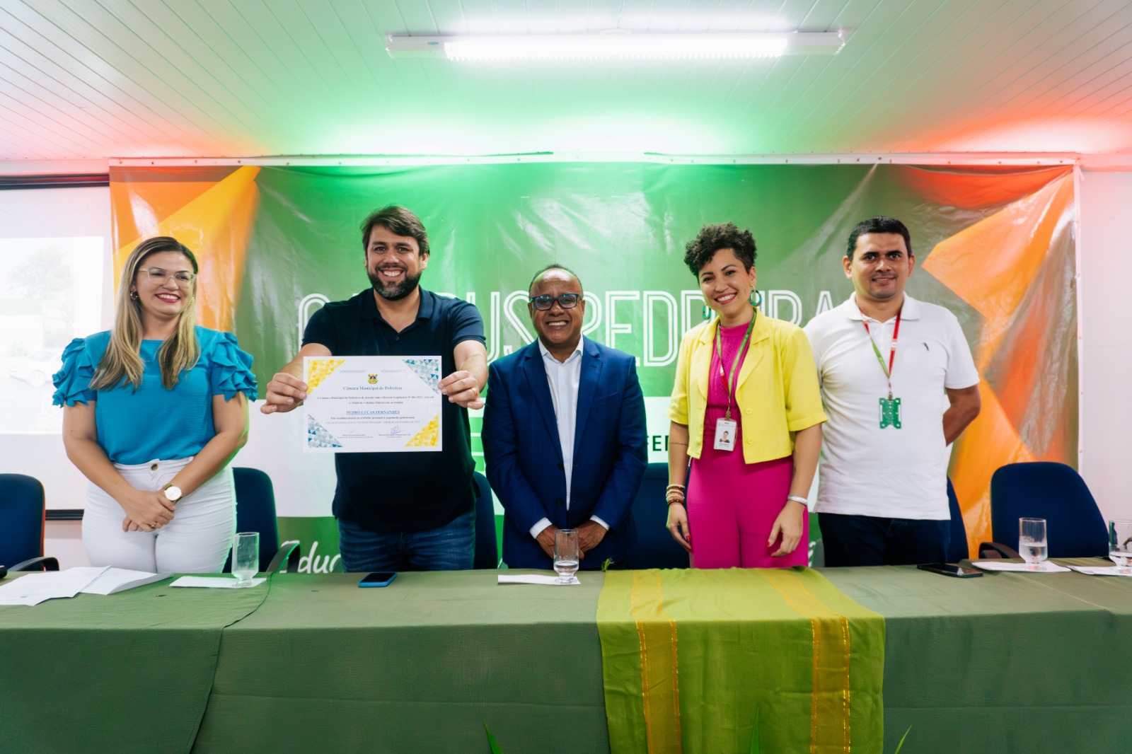 Pedro Lucas recebe título de “Cidadão Pedreirense” e reafirma seu compromisso com o município