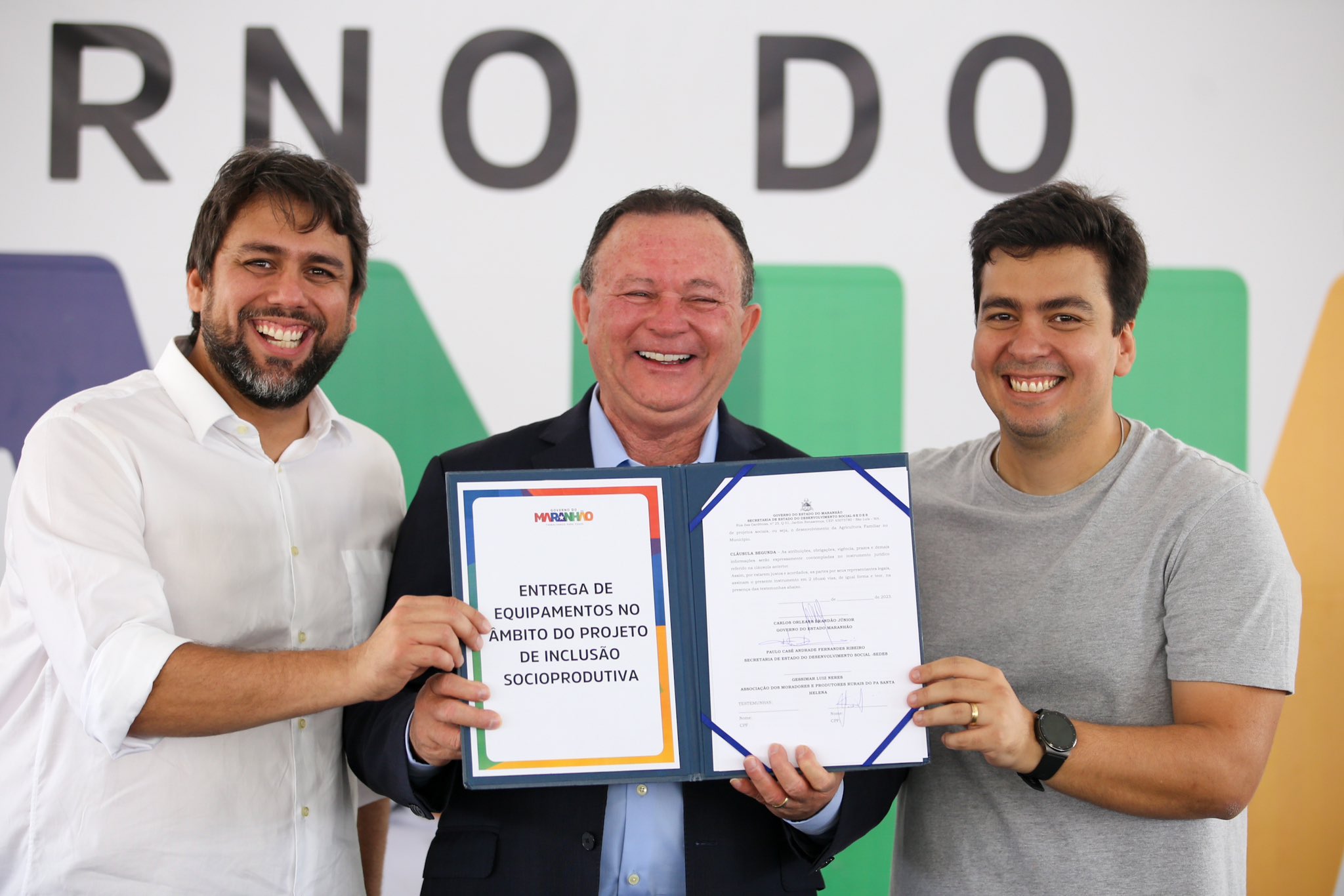 Pedro Lucas participa de entrega de equipamentos para municípios maranhenses